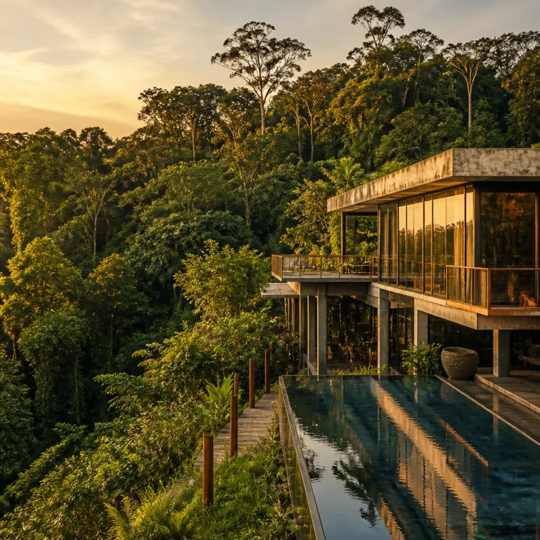 How 75% forest cover shapes the hotels at Brunei's edges: when conservation policy becomes luxury backdrop